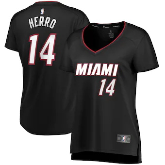 womens fanatics branded tyler herro black miami heat fast b-316